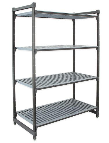 Cambro 4 Shelf Shelving Unit Plastic 16x60x64.drop Ship Only